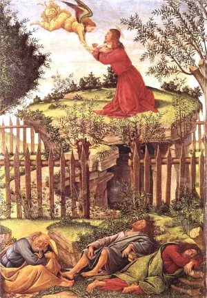 Agony in the Garden by Sandro Botticelli Oil Painting