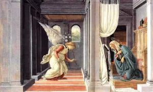 The Annunciation by Sandro Botticelli Oil Painting