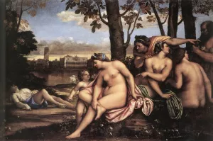 Death of Adonis by Sebastiano Del Piombo Oil Painting
