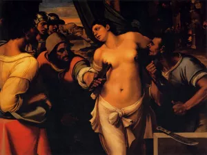 Martyrdom of St Agatha by Sebastiano Del Piombo Oil Painting