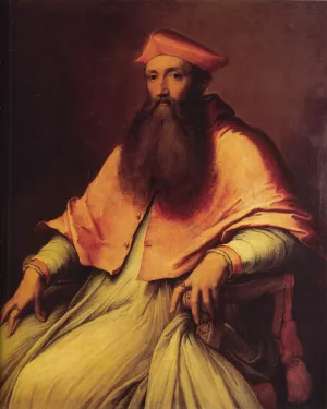 Portrait of Cardinal Reginald Pole by Sebastiano Del Piombo Oil Painting