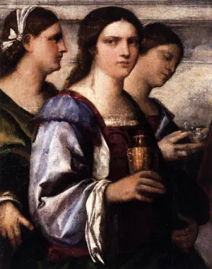 San Giovanni Crisostomo Altarpiece Detail by Sebastiano Del Piombo Oil Painting