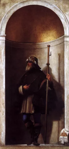 St Sinibaldo by Sebastiano Del Piombo Oil Painting