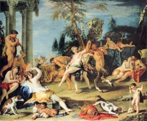 Feast in Honour of Pan by Sebastiano Ricci Oil Painting
