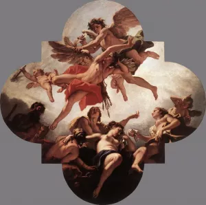 The Punishment of Cupid by Sebastiano Ricci Oil Painting