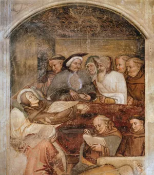 Death of St Louis by Serafino Serafini Oil Painting