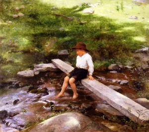 Daydreaming by Seymour Joseph Guy Oil Painting
