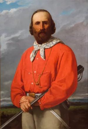 Ritratto di Giuseppe Garibaldi by Silvestro Lega Oil Painting