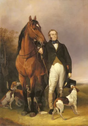 The Sporting Gentleman by Sir Francis Grant Oil Painting