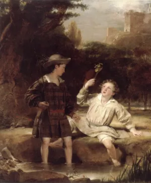 Auld Lang Syne by Sir John Watson Gordon Oil Painting