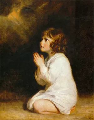 The Infant Samuel by Sir Joshua Reynolds Oil Painting