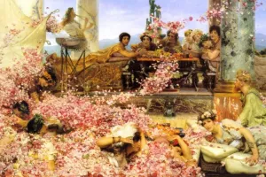 The Roses of Heliogabalus by Sir Lawrence Alma-Tadema Oil Painting