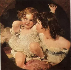 Calmady Children Oil painting by Sir Thomas Lawrence