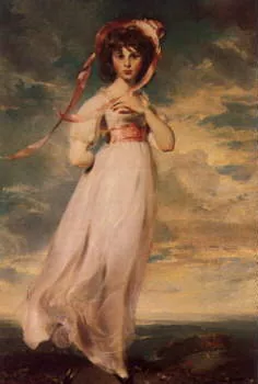 Pinkie Sarah Barrett Moulton by Sir Thomas Lawrence Oil Painting