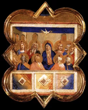Pentecost by Taddeo Gaddi Oil Painting