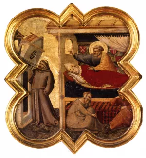 Scene from the Life of St Francis by Taddeo Gaddi Oil Painting