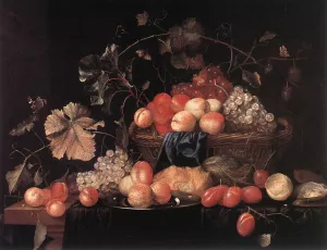 Fruit by Theodoor Aenvanck Oil Painting