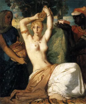 The Toilet of Esther by Theodore Chasseriau Oil Painting