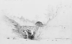 Wapwallopen Creek, Pennsylvania by Thomas Addison Richards Oil Painting