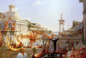 The Course of Empire: Consummation Oil painting by Thomas Cole