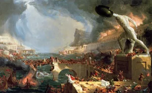 The Course of Empire: Destruction by Thomas Cole Oil Painting