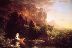 The Voyage of Life: Childhood by Thomas Cole Oil Painting