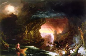The Voyage of Life: Manhood 3 by Thomas Cole Oil Painting