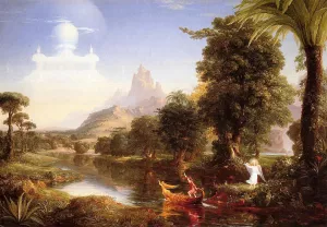 The Voyage of Life: Youth by Thomas Cole Oil Painting