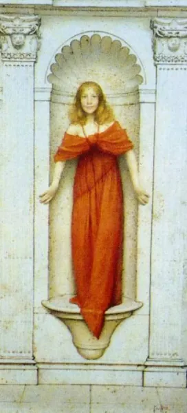 A Jest by Thomas Cooper Gotch Oil Painting