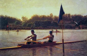 The Biglin Brothers Turning the Stake by Thomas Eakins Oil Painting