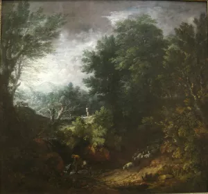 A Grand Landscape by Thomas Gainsborough Oil Painting
