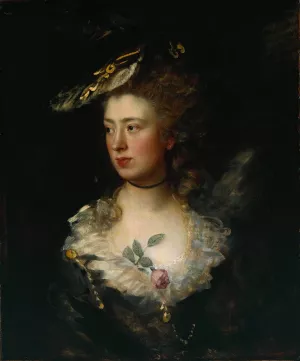 An Associate of the Prince of Wales by Thomas Gainsborough Oil Painting