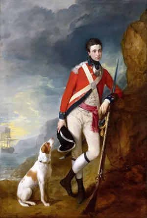 An Officer of the 4th Regiment of Foot by Thomas Gainsborough Oil Painting