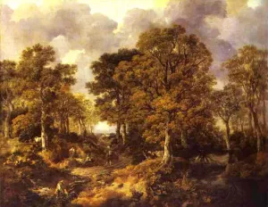 Gainsborough's Forest (Cornard Wood) by Thomas Gainsborough Oil Painting