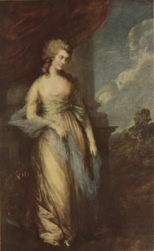 Georgiana, Duchess of Devonshire by Thomas Gainsborough Oil Painting