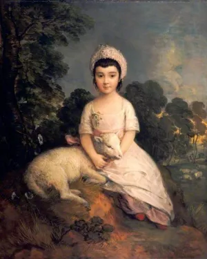 Isabelle Franks by Thomas Gainsborough Oil Painting