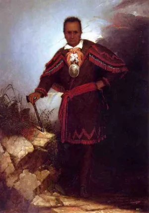 Red Jacket by Thomas Hicks Oil Painting