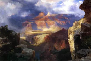 A Miracle of Nature Oil painting by Thomas Moran