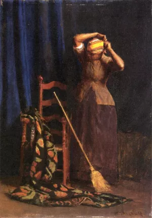 The Chore by Thomas P Anshutz Oil Painting