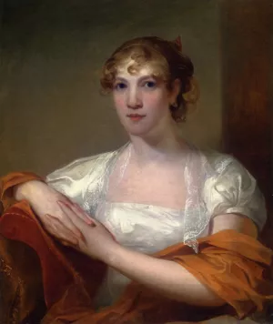 Portrait of Mary Myers Hale by Thomas Sully Oil Painting