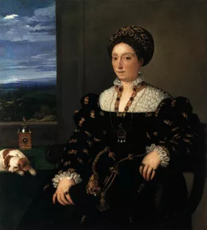 Eleonora Gonzaga by Titian Ramsey Peale II Oil Painting