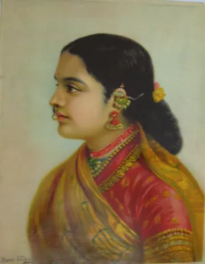 Tara by Raja Ravi Varma Oil Painting