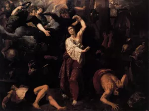 The Martyrdom of St Catherine of Alexandria by Vicente Castello Oil Painting