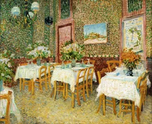Interior of a Restaurant by Vincent van Gogh Oil Painting