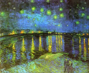 Starry Night Over the Rhone Oil Painting by Vincent van Gogh - Bestsellers
