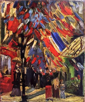 The Fourteenth of July Celebration in Paris by Vincent van Gogh Oil Painting