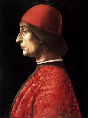 Portrait of Giovanni Francesco Brivio by Vincenzo Foppa Oil Painting