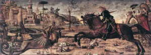 St. George and the Dragon by Vittore Carpaccio Oil Painting