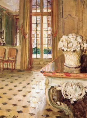 Dining Room, Ch?teau du Br?au by Walter Gay Oil Painting