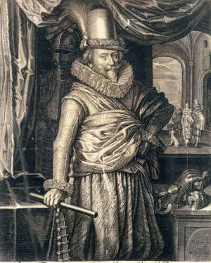 Portrait of Frederick Hendrick, Prince of Orange-Nassau by Willem Jacobsz Delff Oil Painting